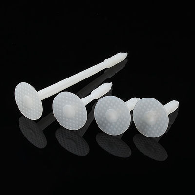 Building Nylon Plastic Insulation Fixing Plugs White Color 8MMX130MM