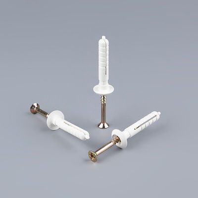 OEM / ODM Steel Metal Wall Plugs White With 1000N Load Capacity