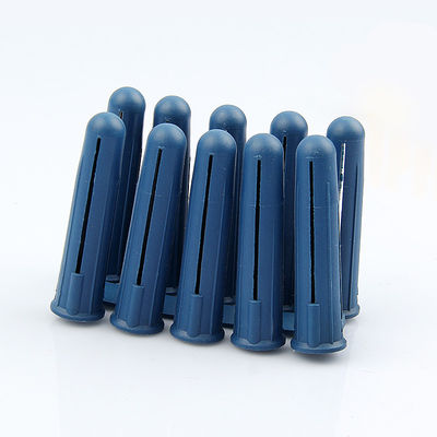 HDPE Plastic Wall Plugs Fixing 5.5MM X 34MM Warna Biru Ringan